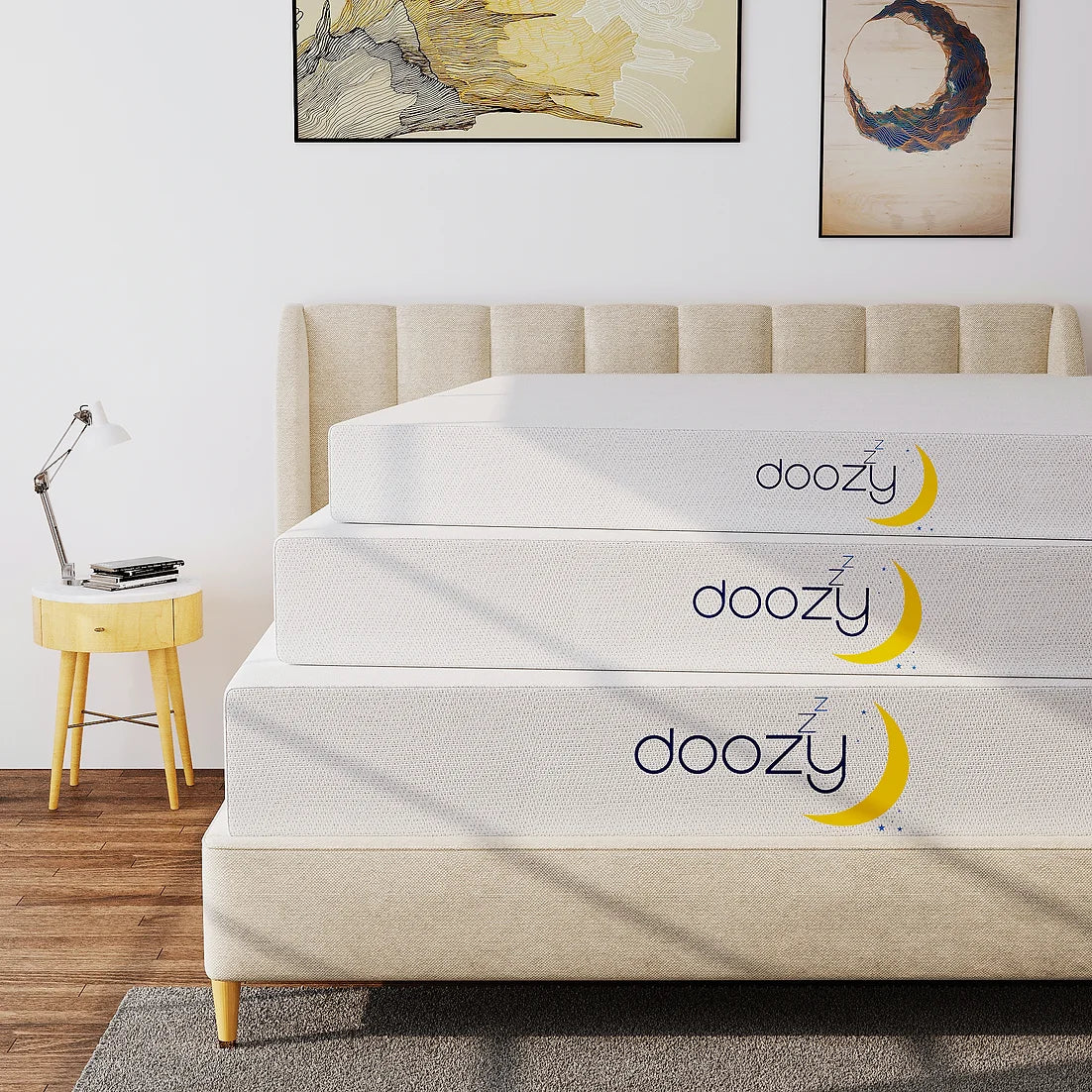 Doozy 10" Queen Cool Gel Foam Mattress - Harwin Furniture