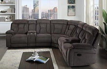 Load image into Gallery viewer, Lucca Gray Fabric Reclining Sectional Sofa S2002