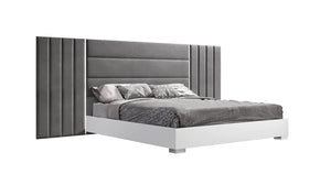 Nina Collection Grey/White Italian Bedroom Set