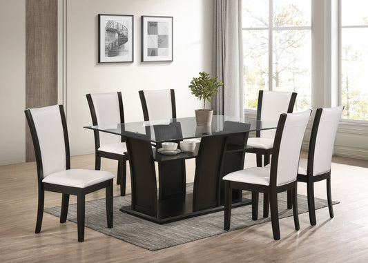 Florida White 7pc Dining Room Set