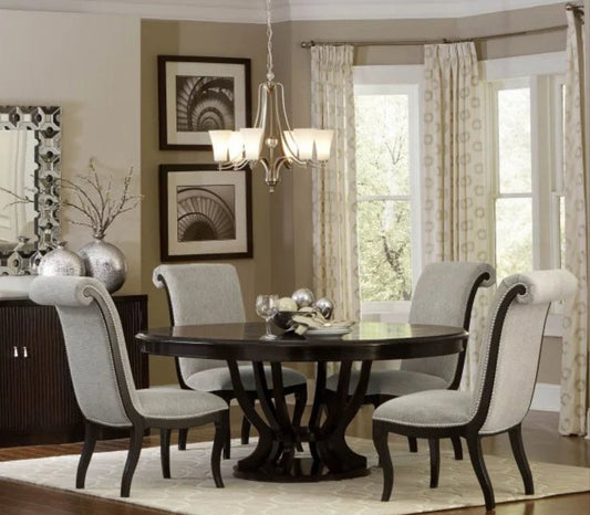 Savion Espresso Round/Oval 5pc Dining Set
5494