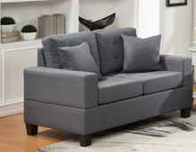 Load image into Gallery viewer, James Gray Linen Sofa and Loveseat HH1155