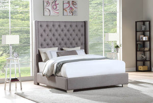 Diamond 6 FT Linen Gray Queen Bed | HH326