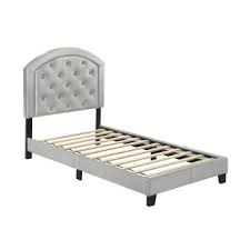 GABY FULL PLATFORM BED SILVER 5269