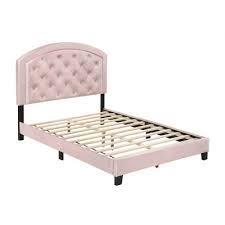 GABY FULL PLATFORM BED  PINK 5269