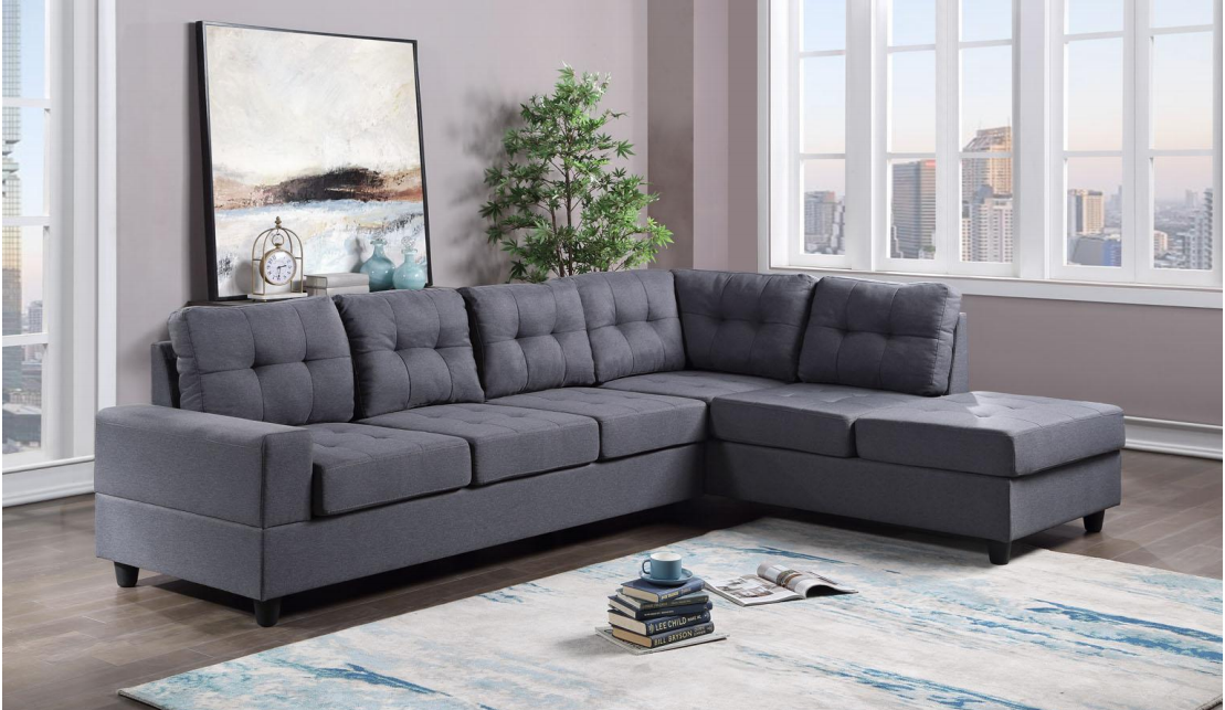 James Gray Fabric Reversible Sectional