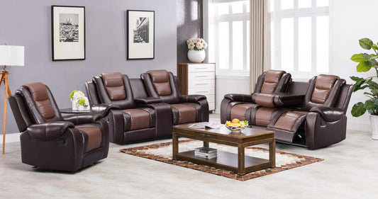 Jordan2019 Brown 3pc Reclining Living Room Set