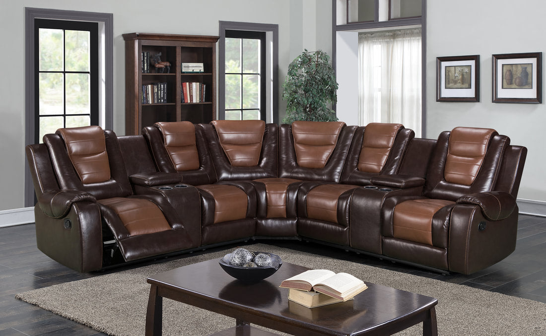 Jordan2020 Brown Reclining Sectional