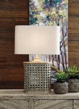 Load image into Gallery viewer, Deondra Gray Table Lamp   L208234