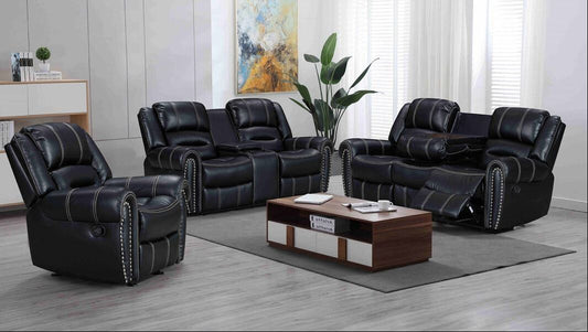 Lexington2023 Black 3pc Reclining  Set