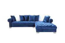 Load image into Gallery viewer, London  Navy Blue Velvet Oversize Sectional
