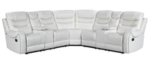 Load image into Gallery viewer, Martin 61 White Reclining Sectional