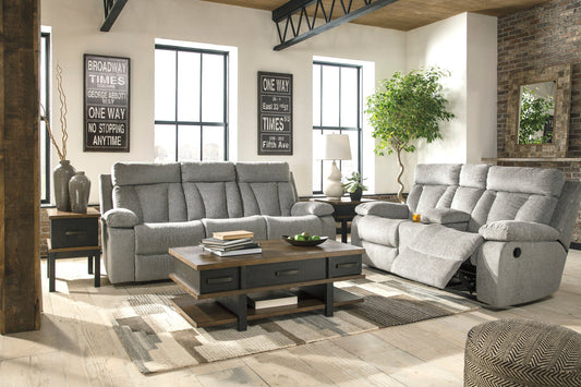 Mitchiner Fog Reclining Sofa and Loveseat 76204
