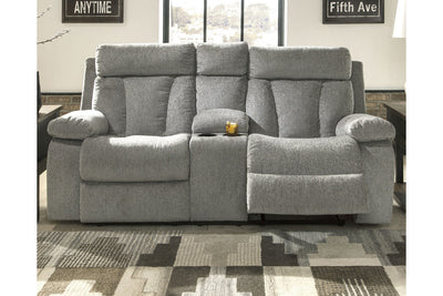 Mitchiner Fog Reclining Sofa and Loveseat 76204