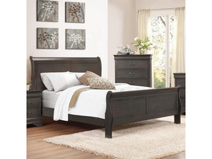 Mayville Stained Gray Full Sleigh Bed