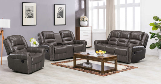 Lexington2023 Gray 3pc Reclining  Set