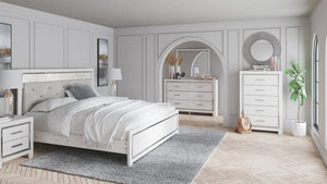 Octavia White 5pc King Bedroom Set 2640