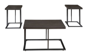 Airdon Bronze Finish 3pc Occasional Tables T194