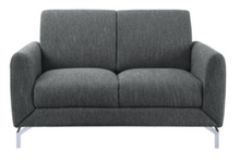 Load image into Gallery viewer, Venture Gray Fabric Sofa and Loveseat 9594